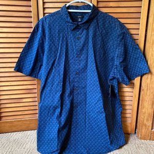 Men's Alfani 100% Cotton Short Sleeve Shirt